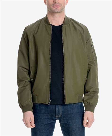 michael kors logo patch bomber knit jacket|Michael Kors men's leather jacket.